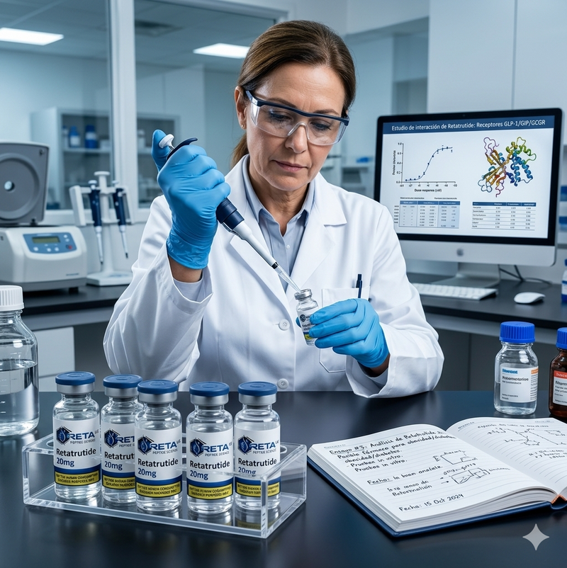 RETA UK laboratory — premium research peptides
